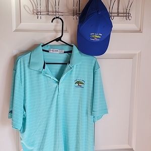 Golf polo and hat